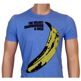 Velvet Underground - Shirt - Warhol Banane, Blau T-SHIRT S M L X