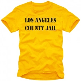 L.A. county jail TSHIRT LOS ANGELES orange KNAST T-SHIRT