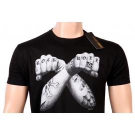 Rock & Roll Tatoo Arms - T-Shirt, Schwarz - S M L XL