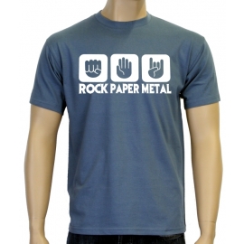 ROCK PAPER METAL T-Shirt S M L XL 2XL 3XL 4XL 5XL