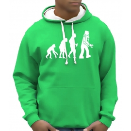 ROBOT EVOLUTION Hoodie Sweatshirt mit Kapuze Hoodie Sweater S M 
