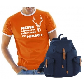 Oktoberfest T-Shirt + Wiesn Vintage Rucksack ! Meine Lederhose t