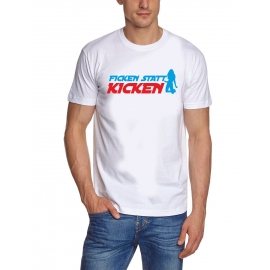 Ficken statt Kicken T-Shirt ANTI FUSSBALL