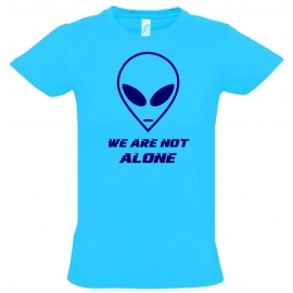 We are not alone ! Alien Kinder T-Shirt Kids Gr.128 - 164 cm