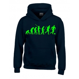 FUSSBALL Evolution Kinder Sweatshirt mit Kapuze HOODIE Kids Gr.1