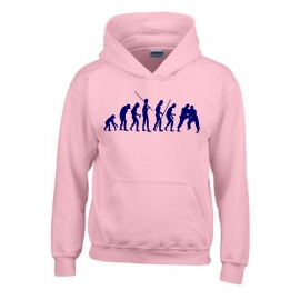 JUDO Evolution Kinder Sweatshirt mit Kapuze HOODIE Kids Gr.128 -