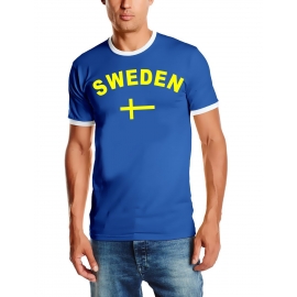 EM 2016 Schweden T-SHIRT mit Deinem NAMEN + NUMMER ! Fußball Tri