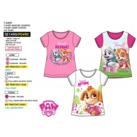 Paw Patrol Mädchen T-Shirt Forest pink SE1490fushia Kinderkleidung Gr.98 104 110 116 cm 3 4 5 6 Jahre
