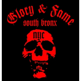 glory & fame HOODIE south bronx NYC Sweatshirt schwarz