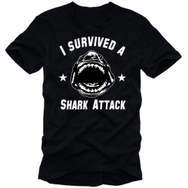 I survived a SHARK ATTACK T-SHIRT