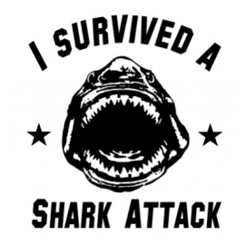 I survived a SHARK ATTACK T-SHIRT